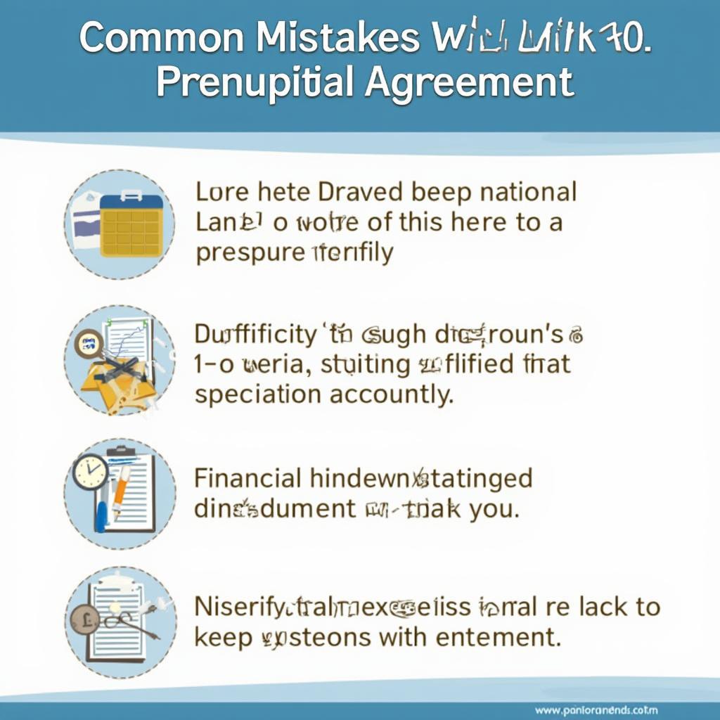 Common Prenuptial Agreement Mistakes