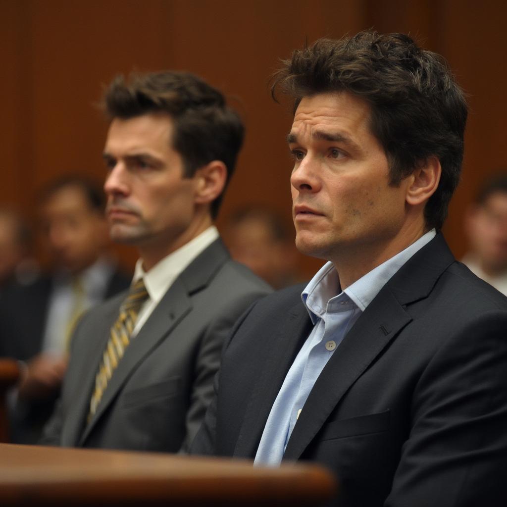 Menendez Brothers Receiving the Verdict
