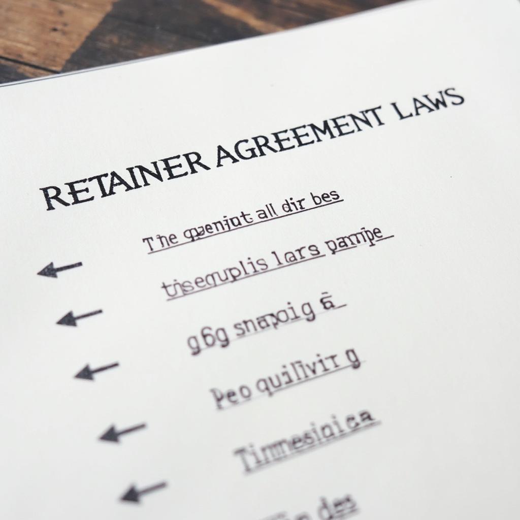 Key Details of a Retainer Agreement