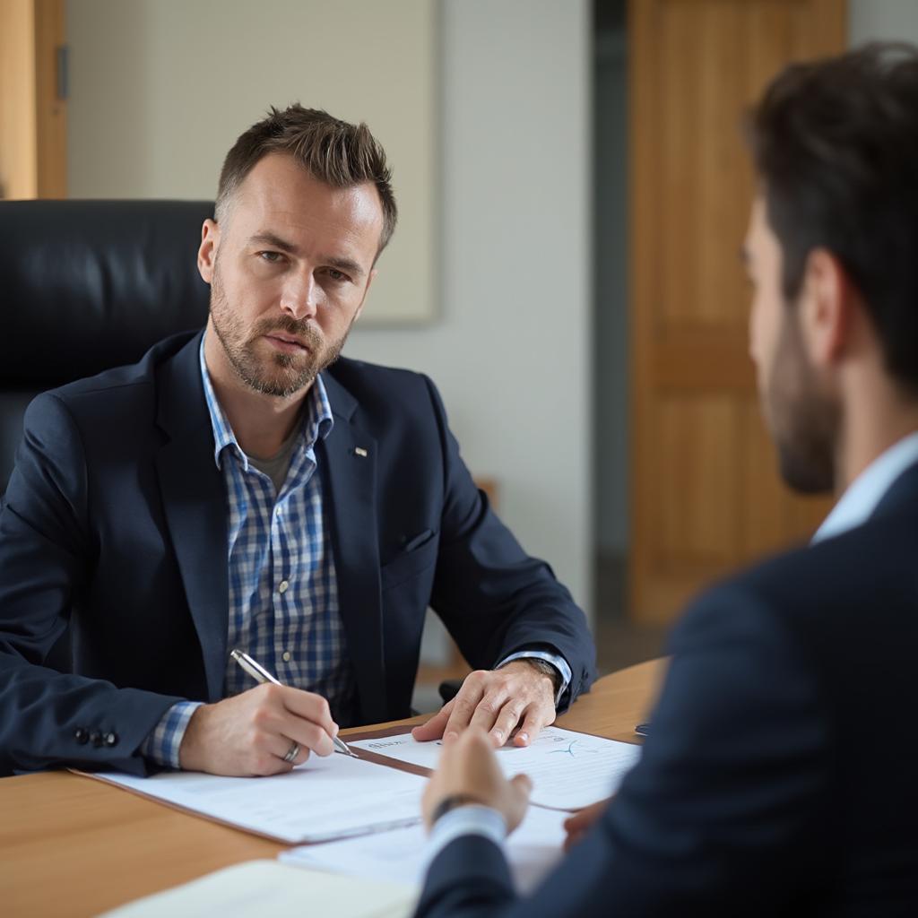 Solicitor Meeting with Client