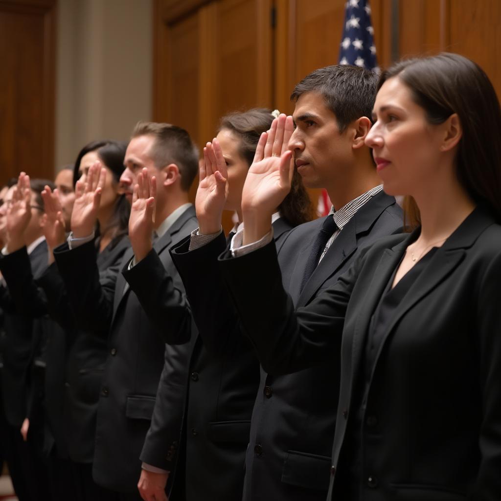 Texas Attorney Swearing-in Ceremony
