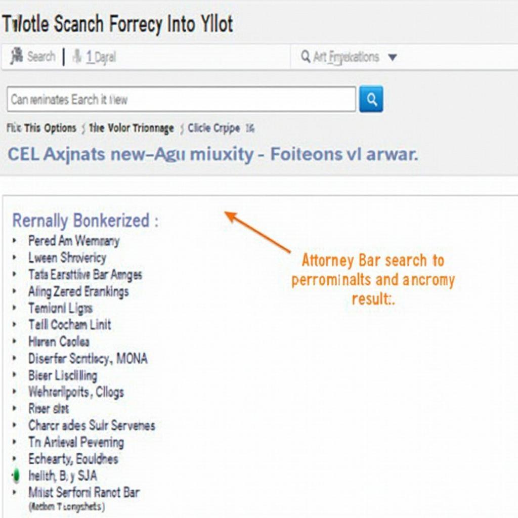 Using the Online Attorney Bar Search Tool